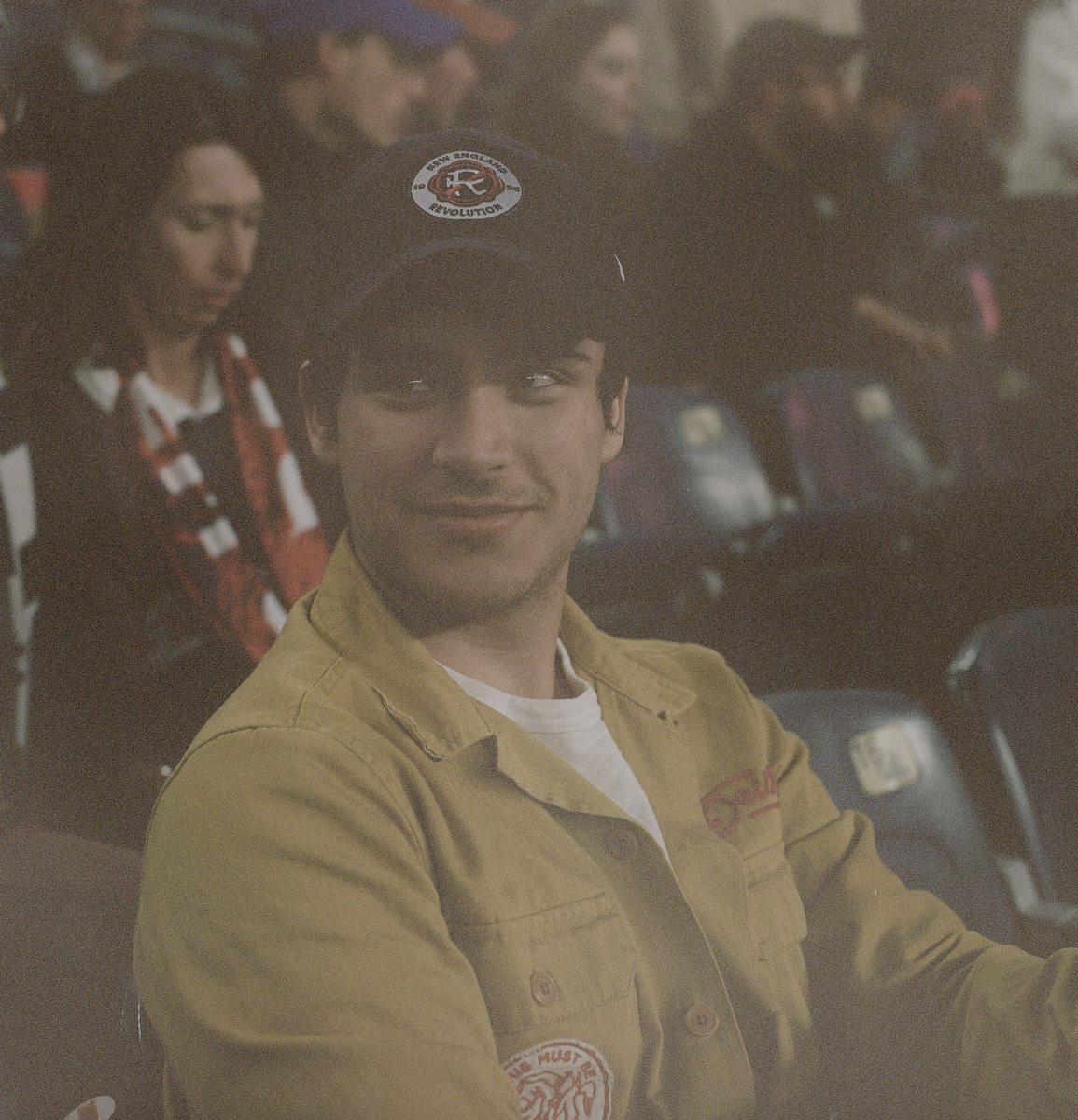 Dylan looking off to the side in a vintage looking photo